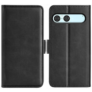 Sony Xperia 10 VII Hoesje - MobyDefend Luxe Wallet Book Case (Sluiting Zijkant) - Zwart
