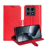 Xiaomi 15T Hoesje - MobyDefend Wallet Book Case (Sluiting Achterkant) - Rood