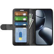 Xiaomi 15T Hoesje - MobyDefend Wallet Book Case (Sluiting Achterkant) - Zwart