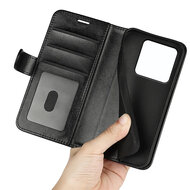 Xiaomi 15T Hoesje - MobyDefend Wallet Book Case (Sluiting Achterkant) - Zwart