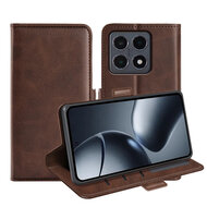 Xiaomi 15T Hoesje - MobyDefend Luxe Wallet Book Case (Sluiting Zijkant) - Bruin