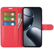 Xiaomi 15T Hoesje - MobyDefend Kunstleren Wallet Book Case (Sluiting Voorkant) - Rood