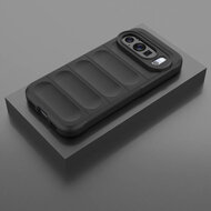 Google Pixel 10 / Google Pixel 10 Pro Hoesje - MobyDefend TPU Gripcase - Zwart