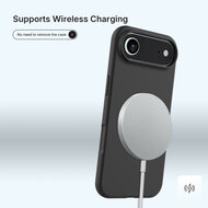 iPhone Air Hoesje - MobyDefend Matte Siliconen Backcover - Zwart