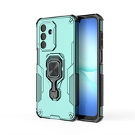 Samsung Galaxy A17 Hoesje - MobyDefend Dubbelgelaagde Pantsercase Met Standaard - Turquoise