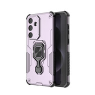 Samsung Galaxy S25 FE Hoesje - MobyDefend Dubbelgelaagde Pantsercase Met Standaard - Roze