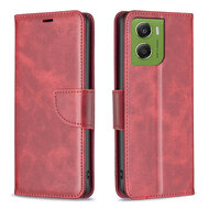 Motorola Moto G06 / Motorola Moto G06 Power Hoesje - MobyDefend Wallet Book Case Met Koord - Rood