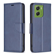 Motorola Moto G06 / Motorola Moto G06 Power Hoesje - MobyDefend Wallet Book Case Met Koord - Blauw