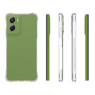 Motorola Moto G06 / Motorola Moto G06 Power Hoesje - MobyDefend Transparante Shockproof TPU Backcover - Verstevigde Hoeken - Volledig Doorzichtig