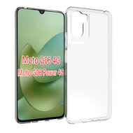 Motorola Moto G06 / Motorola Moto G06 Power Hoesje - MobyDefend Transparante TPU Backcover - Volledig Doorzichtig
