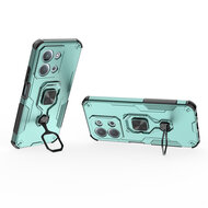 Xiaomi Redmi 15C 5G Hoesje - MobyDefend Dubbelgelaagde Pantsercase Met Standaard - Turquoise