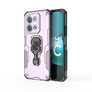 Xiaomi Redmi 15C 5G Hoesje - MobyDefend Dubbelgelaagde Pantsercase Met Standaard - Roze