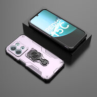 Xiaomi Redmi 15C 5G Hoesje - MobyDefend Dubbelgelaagde Pantsercase Met Standaard - Roze