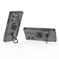 Xiaomi Redmi 15C 5G Hoesje - MobyDefend Dubbelgelaagde Pantsercase Met Standaard - Zwart