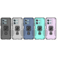 Xiaomi Redmi 15C 5G Hoesje - MobyDefend Dubbelgelaagde Pantsercase Met Standaard - Zilvergrijs