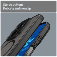 Xiaomi Redmi 15C 5G Hoesje - MobyDefend MagSafe Case Mat Transparant Met Gekleurde Rand - Groen