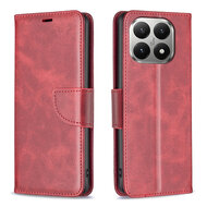Xiaomi 15T Hoesje - MobyDefend Wallet Book Case Met Koord - Rood