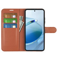 Xiaomi Redmi 15C 4G Hoesje - MobyDefend Kunstleren Wallet Book Case (Sluiting Voorkant) - Bruin