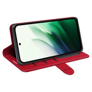 Xiaomi Redmi 15 5G Hoesje - MobyDefend Wallet Book Case (Sluiting Achterkant) - Rood