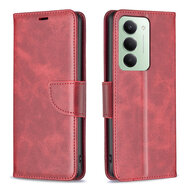 Xiaomi Redmi 15 5G Hoesje - MobyDefend Wallet Book Case Met Koord - Rood