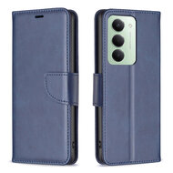Xiaomi Redmi 15 5G Hoesje - MobyDefend Wallet Book Case Met Koord - Blauw