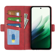 Xiaomi Redmi 15 5G Hoesje - MobyDefend Luxe Wallet Book Case (Sluiting Zijkant) - Rood