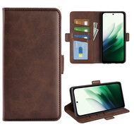 Xiaomi Redmi 15 5G Hoesje - MobyDefend Luxe Wallet Book Case (Sluiting Zijkant) - Bruin