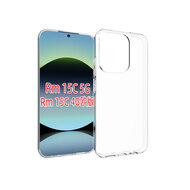 Xiaomi Redmi 15C 5G Hoesje - MobyDefend Transparante TPU Backcover - Volledig Doorzichtig