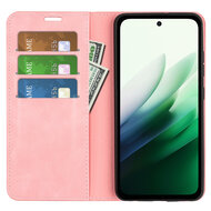 Xiaomi Redmi 15 5G Hoesje - MobyDefend Luxe Wallet Bookcase (Magnetische Sluiting) - Roze