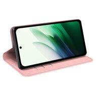 Xiaomi Redmi 15 5G Hoesje - MobyDefend Luxe Wallet Bookcase (Magnetische Sluiting) - Roze