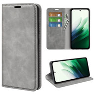 Xiaomi Redmi 15 5G Hoesje - MobyDefend Luxe Wallet Bookcase (Magnetische Sluiting) - Grijs