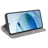 Xiaomi Redmi 15C 4G Hoesje - MobyDefend Luxe Wallet Bookcase (Magnetische Sluiting) - Grijs