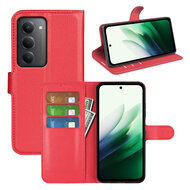 Xiaomi Redmi 15 5G Hoesje - MobyDefend Kunstleren Wallet Book Case (Sluiting Voorkant) - Rood