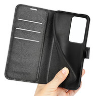 Xiaomi Redmi 15 5G Hoesje - MobyDefend Kunstleren Wallet Book Case (Sluiting Voorkant) - Zwart