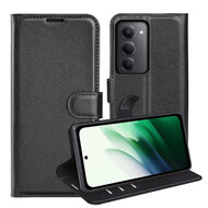 Xiaomi Redmi 15 5G Hoesje - MobyDefend Kunstleren Wallet Book Case (Sluiting Voorkant) - Zwart