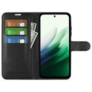 Xiaomi Redmi 15 5G Hoesje - MobyDefend Kunstleren Wallet Book Case (Sluiting Voorkant) - Zwart