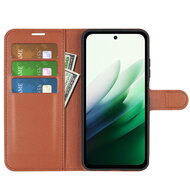 Xiaomi Redmi 15 5G Hoesje - MobyDefend Kunstleren Wallet Book Case (Sluiting Voorkant) - Bruin