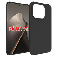 Xiaomi 15T Hoesje - MobyDefend TPU Backcover - Mat Zwart