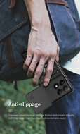Xiaomi 15T Hoesje - MobyDefend Pantsercase Met Draaibare Ring - Zilvergrijs