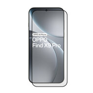 2-Pack Oppo Find X9 Pro Screenprotectors - MobyDefend Screensavers Met Zwarte Randen - Gehard Glas 