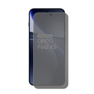 3-Pack MobyDefend Oppo Find X9 Screenprotectors - HD Privacy Glass Screensavers