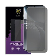MobyDefend Oppo Find X9 Pro Screenprotector - HD Privacy Glass Screensaver