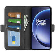 OnePlus 15 Hoesje - MobyDefend Luxe Wallet Book Case (Sluiting Zijkant) - Zwart