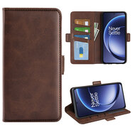 OnePlus 15 Hoesje - MobyDefend Luxe Wallet Book Case (Sluiting Zijkant) - Bruin