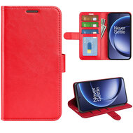 OnePlus 15 Hoesje - MobyDefend Wallet Book Case (Sluiting Achterkant) - Rood