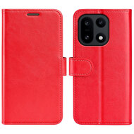OnePlus 15 Hoesje - MobyDefend Wallet Book Case (Sluiting Achterkant) - Rood