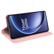 OnePlus 15 Hoesje - MobyDefend Luxe Wallet Bookcase (Magnetische Sluiting) - Roze
