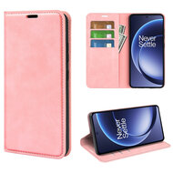OnePlus 15 Hoesje - MobyDefend Luxe Wallet Bookcase (Magnetische Sluiting) - Roze