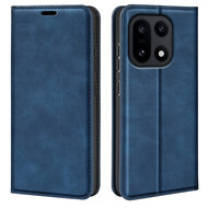 OnePlus 15 Hoesje - MobyDefend Luxe Wallet Bookcase (Magnetische Sluiting) - Blauw