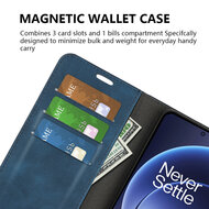 OnePlus 15 Hoesje - MobyDefend Luxe Wallet Bookcase (Magnetische Sluiting) - Zwart